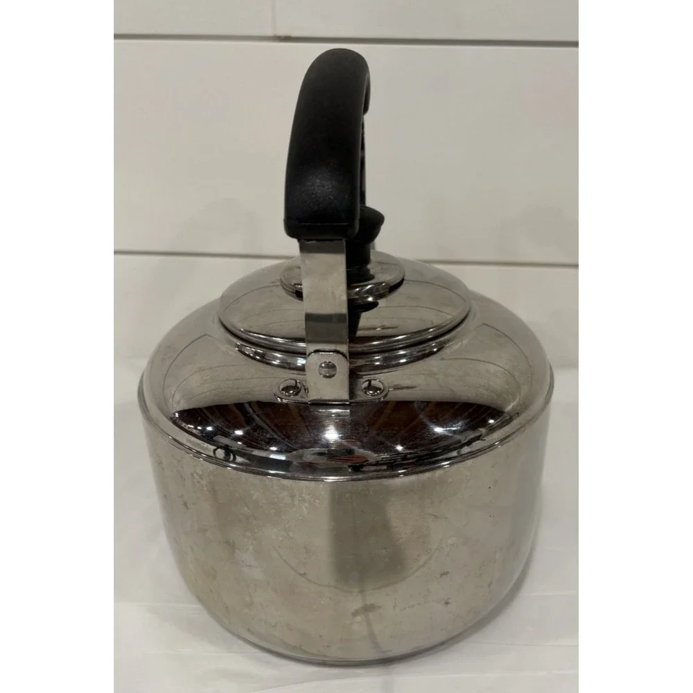 MARTHA STEWART For Macy's 4.2 QT. Heavy Gauge Stainless Steel Tea Kettle